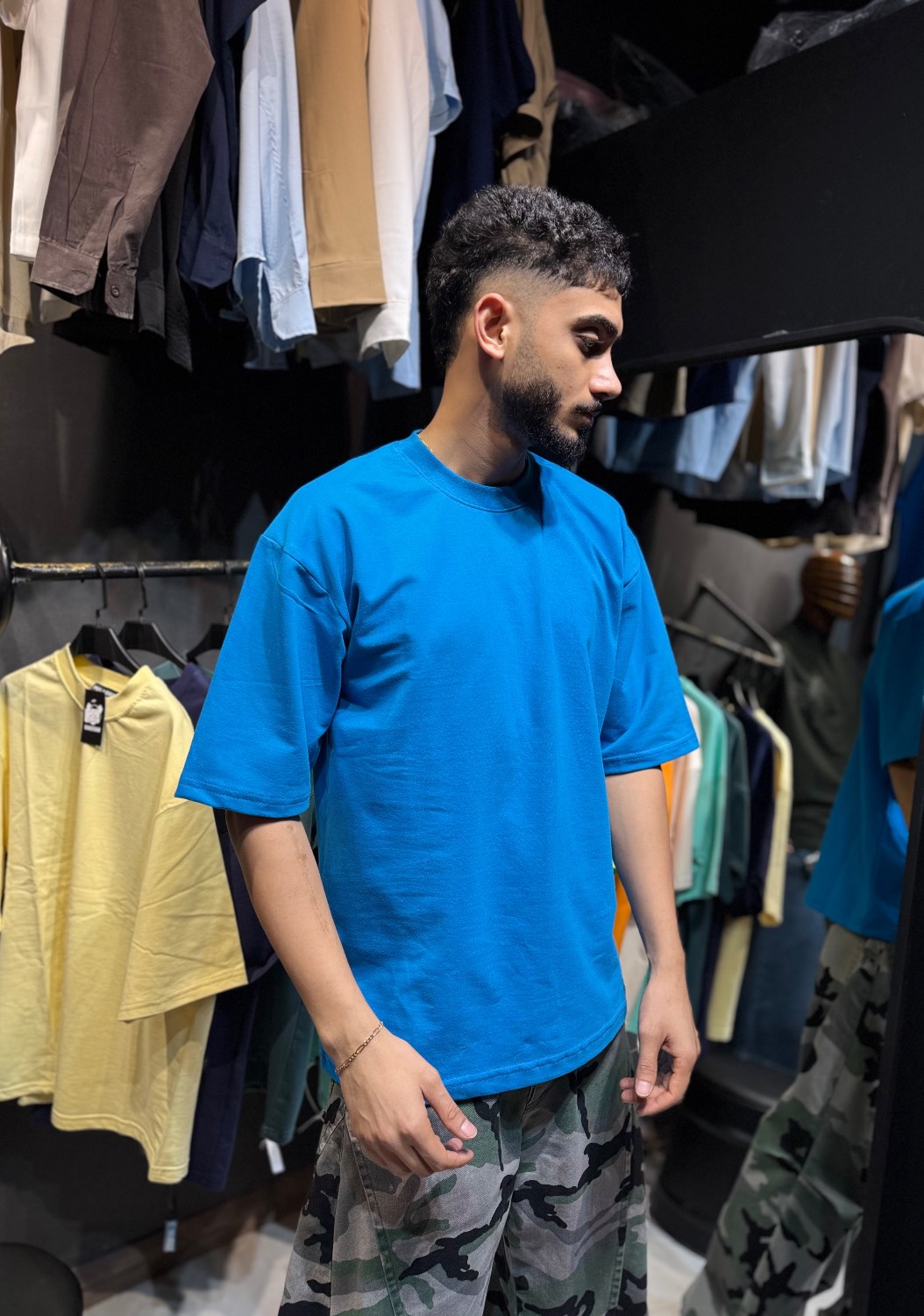 تیشرت بیسیک آبی