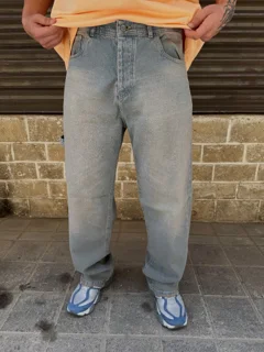 شلوار  نیم بگ پوست ماری